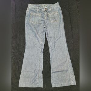 Michael Kors Wide Leg Mid-rise Blue Jeans Women's Size 2